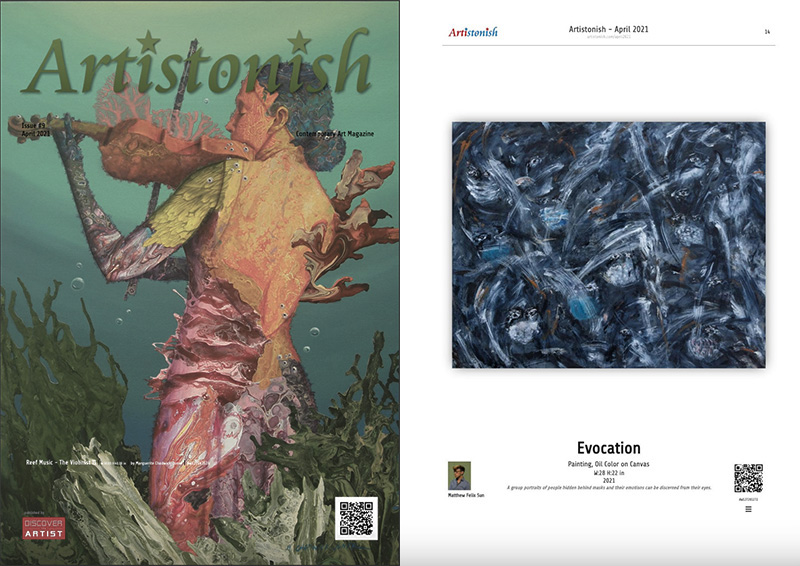 Evocation on Artistonish, Issue 9, April 2021