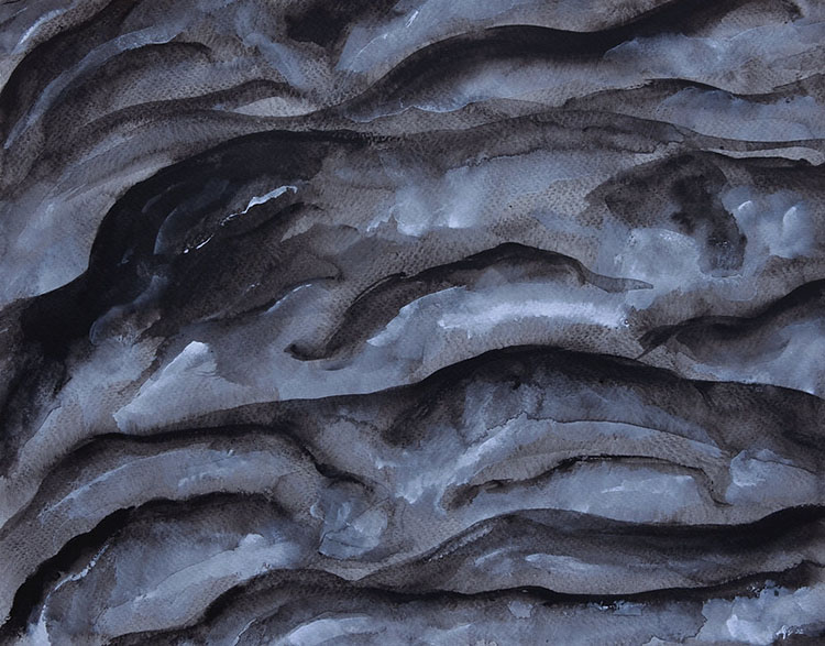 Array, gouache on paper, 11&quot;x14&quot;, 2022