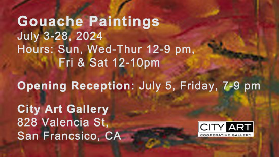 Gouache paintings at City Art Gallery