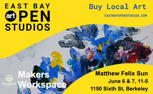 East Bay Open Studios, June 6-7, 11-5 pm