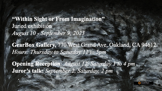 "Within Sight or From Imagination", GearBox Gallery Aug. 10 - Sep. 9, 2023