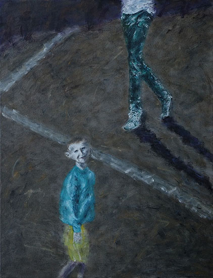 Boyhood, oil on canvas, 28'x22", 2020